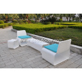 Outdoor Artificial Furniture White Wicker Chair